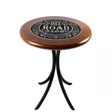 Mesa Madeira Azulejo 60cm Cor Natural - Bistrô Fixa 78cm pta - Hit The Road Jack