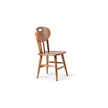 Cadeira de Madeira Torneada 43cm cor Natural