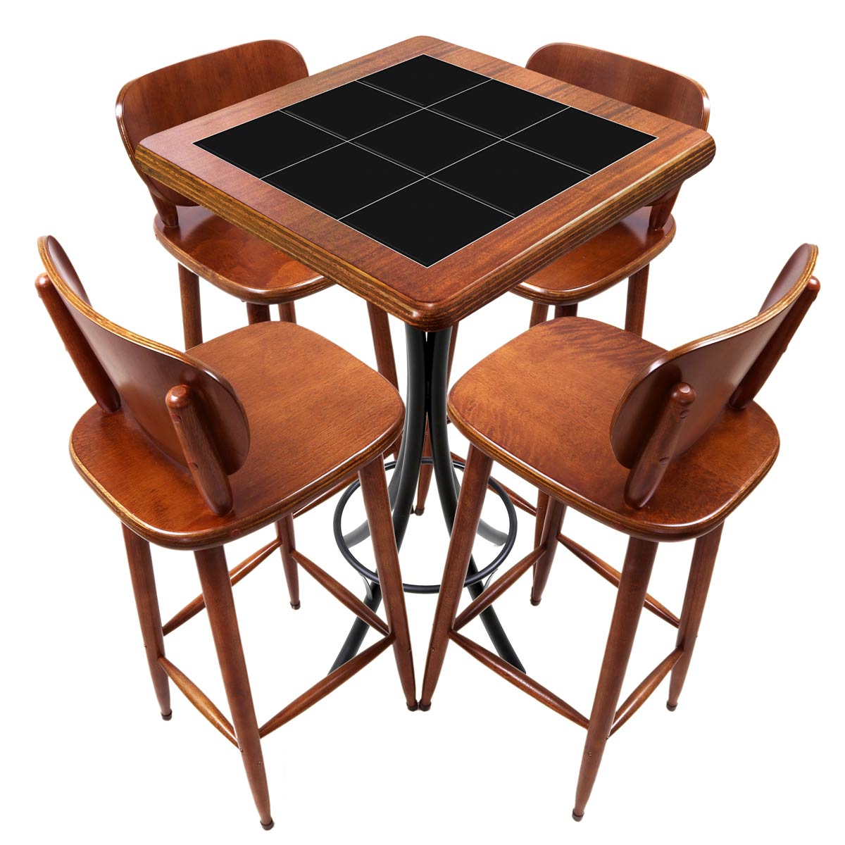 Surrounded via Secretary Mesa lanchonete madeira retro vintage com 4 lugares Preto - Empório Tambo Surrounded via Secretary Mesa lanchonete madeira retro vintage com 4 lugares Preto - Empório Tambo