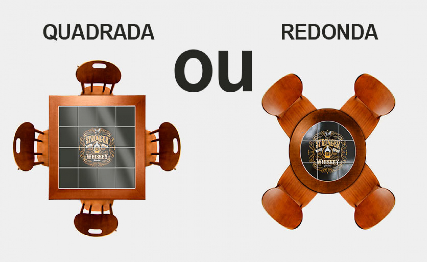 Mesa quadrada ou redonda? Qual a melhor opção para você?