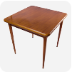 Mesa de madeira baixa redonda 80 x 80 cm