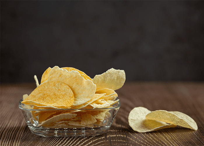 Chips de batatas