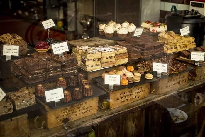 Vitrine de doceria