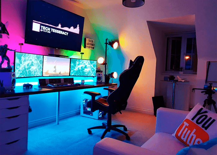 Quarto setup gamer